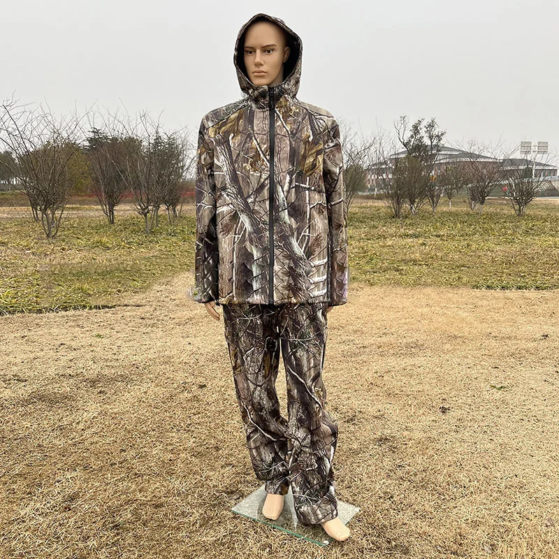 Hunting Camouflage Suit Warm One Piece Outdoor Duck Waterproof & Breathable Blaze Winter Hiking Hunting Suit