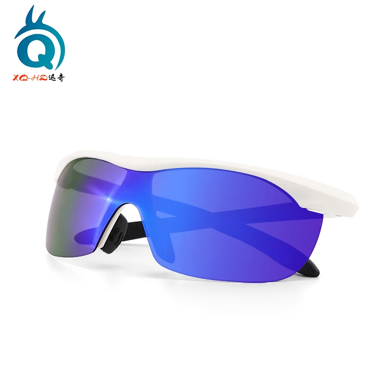 PC OEM half frame polarized uv400 protection Interchangeable lens cycling sunglasses