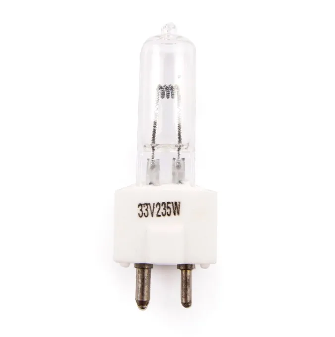 LT03047 33 В 235 Вт P129249-001 оптовая продажа с фабрики прозрачное стекло лампа для микроскопа от света GY9.5 галогенная