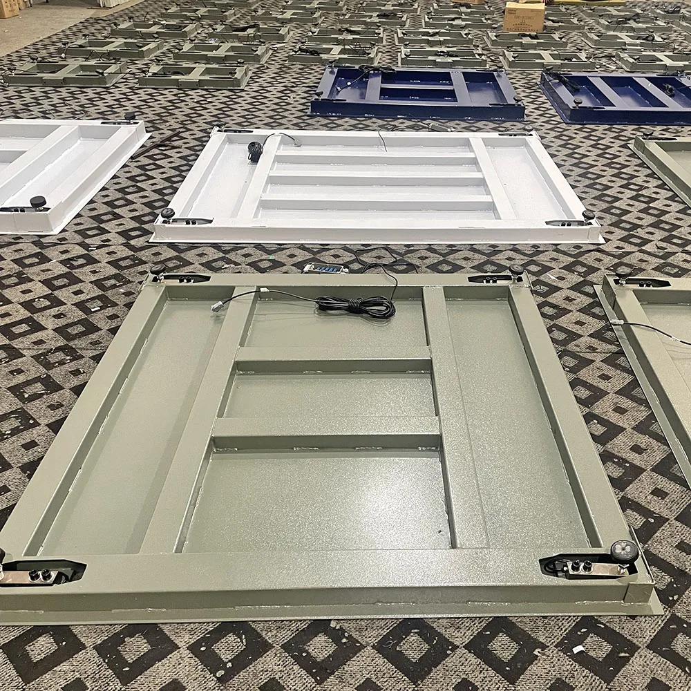 2022 New Trend  1.2m*1.2m OEM 3 Ton Portable Handle Industrial Floor Scale with A12E indicator