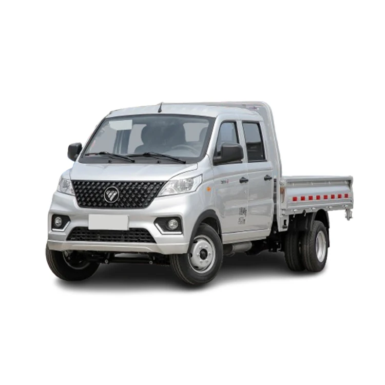 Factory Price Double Cab 4x2 1.725 Tonnes 2+3 Seats Double Row Cabin 5MT Manual Gasoline 6 Wheels 185r14lt Tire Mini Cargo Truck