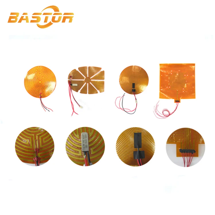 5v 12v 3d принтер Электрический гибкий kapton Полиимид нагревательный