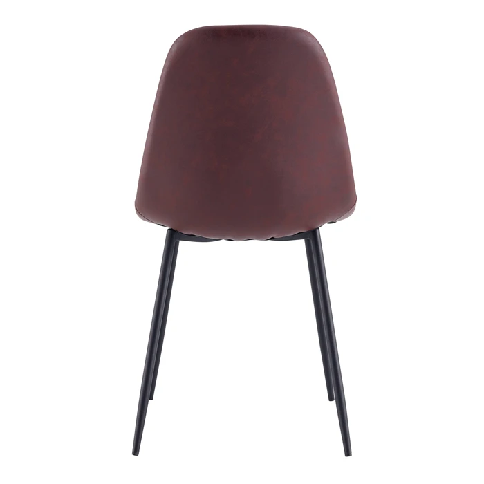 Tianjin Factory Cheap Modern New Design Restaurant Cafe Furniture Dining Leather Table and Chair for Sales