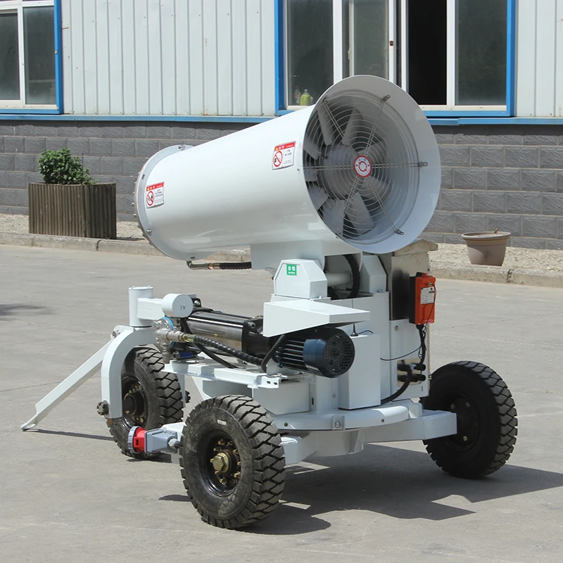 Mquina Industrial De Bloques трехколесная Мобильная полностью автоматическая машина для распыления тумана с дистанционным управлением на 360 градусов