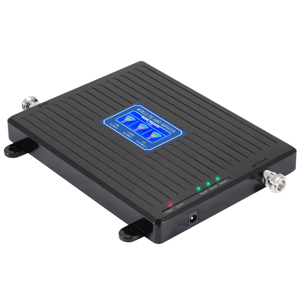 Hot Selling Gsm Cdma Tri Band 900 850 2100Mhz 4G Mobile Signal Repeater Lte Network Mobile Signal Booster/cellular