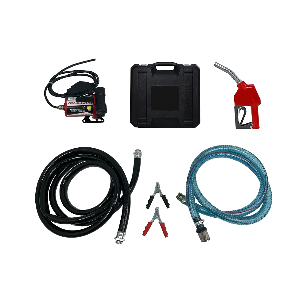 DC 12/24 Volt Electric Mobile Portable Mini Fuel Diesel Transfer Pump Kit For Refeulling Diesel