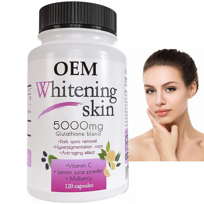 OEM Glutathione  skin whiteing capsules Glutathione whitening Pills glutathione supplement For Women skin care brightening
