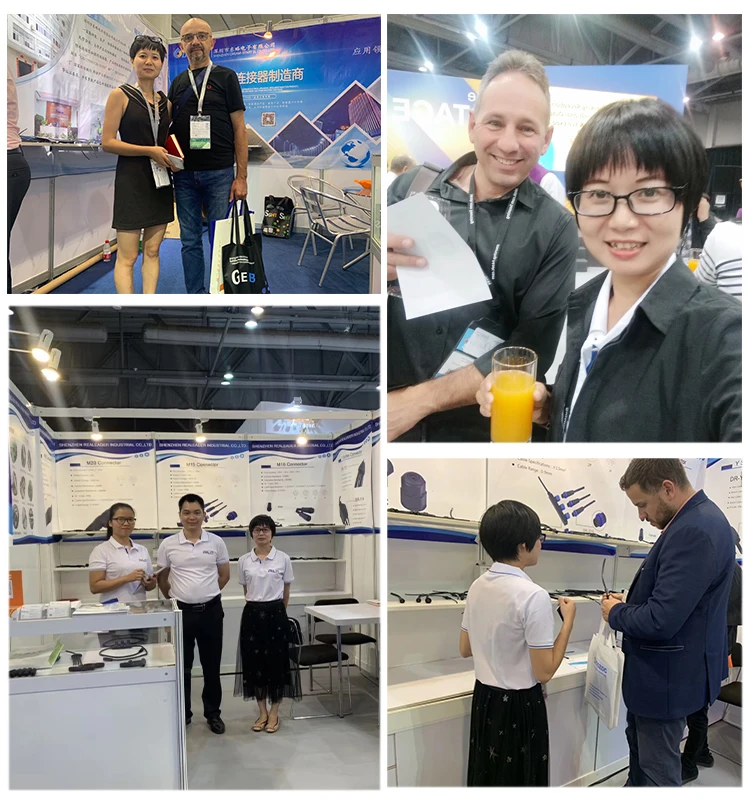 Shenzhen Electrical Wire Circular Underwater Connectors Conector 3 Pin Swivel Waterproof Cable Connector