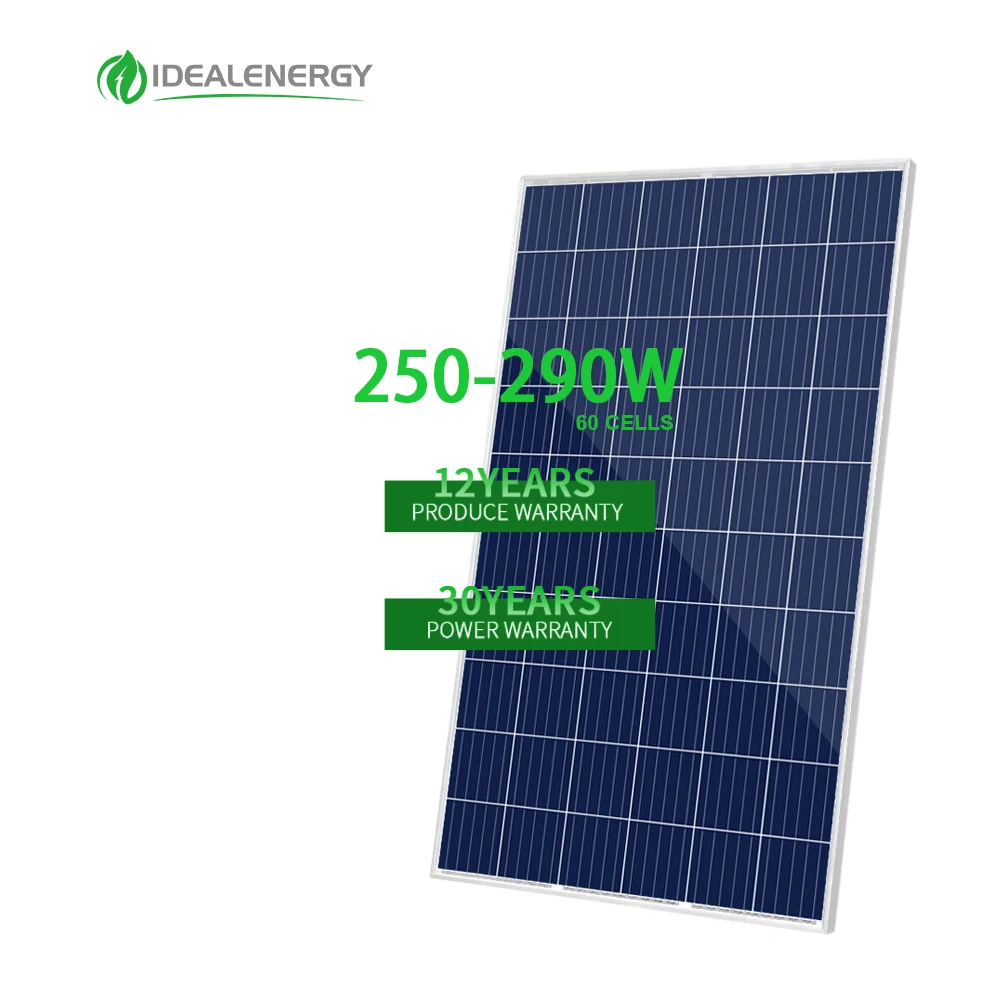 IDEAL  japan 250w 250 w 260w 265w 270w 275w 280w 285w paneles solares house stock rotterdam solar panels price turkey cameroon