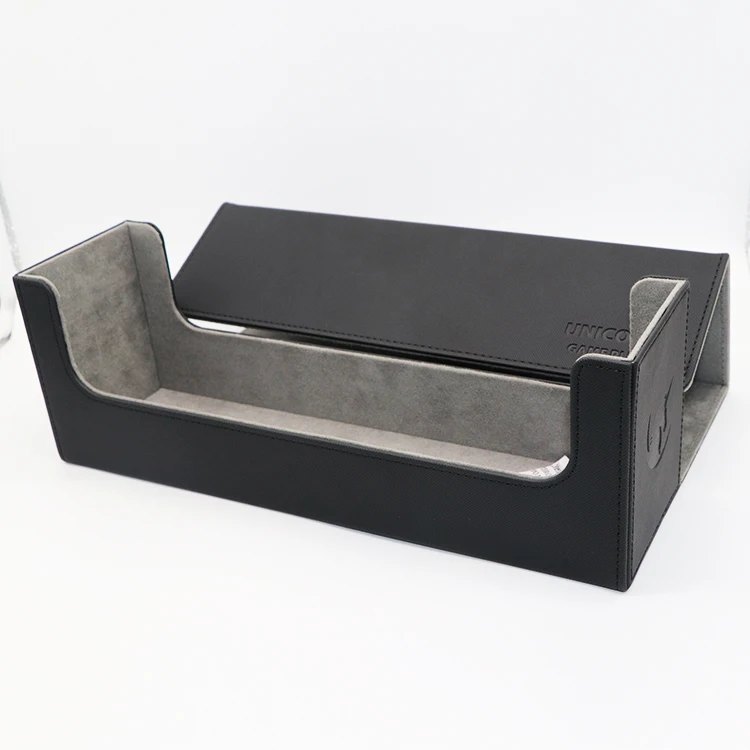 400+  Flip Leather PU Deck Box , High quality Premium Deck Case