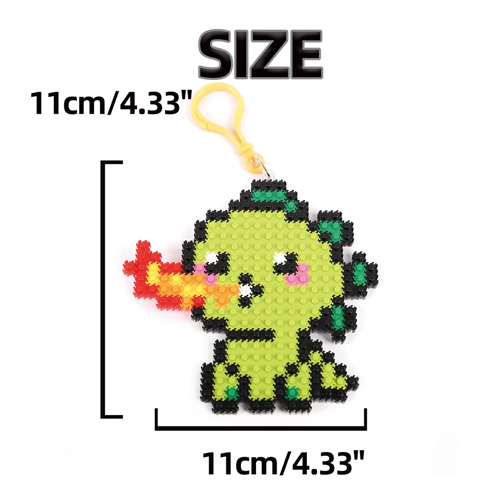 DIY kit 3D Kids Toys Handmade Puzzle hobby kit Children Blocks  Keychain building block