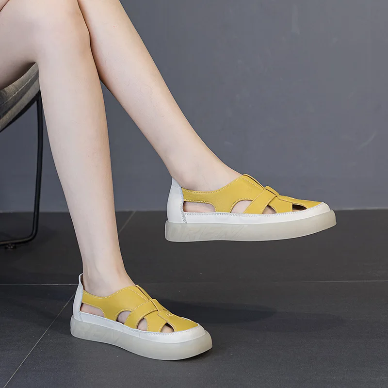 2024 Summer Hot Selling Comfortable Flat Breathable Sandals Ladies Sandals Anti Slip Outdoor Beach Shoes