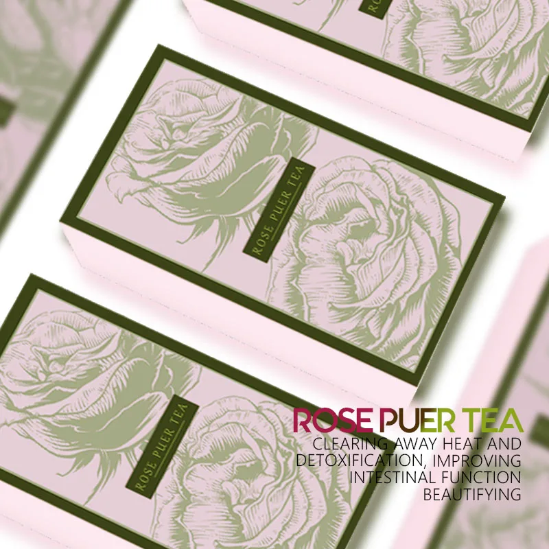 Female Healthcare Product Heral Rose Puer Tea Clearing away Heat and Detoxification Tea Bags