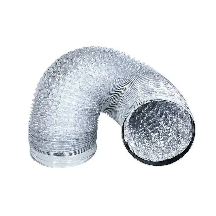 Exhaust ducts made of flame retardant materials and supporting ducts for air conditioners and range hoods