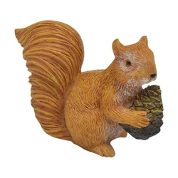 polyresin miniatures squirrel resin crafts and arts statues garden decoration