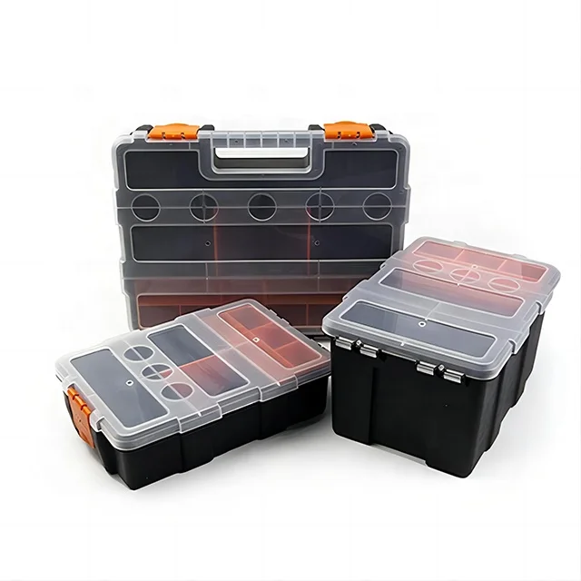 Plastic Toolbox Spare Parts Storage Bins Small Parts Storage Tool Box