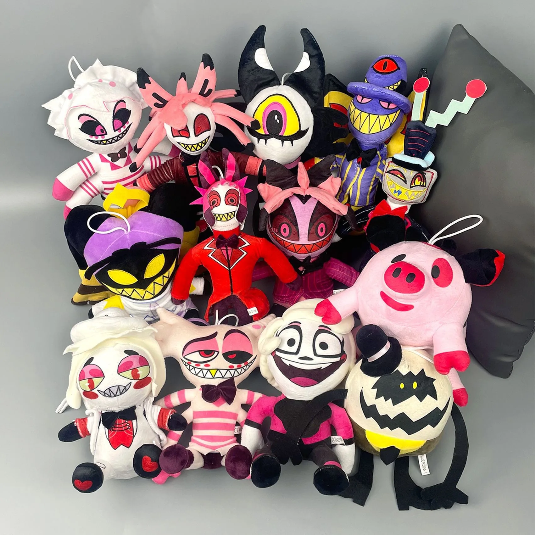 Hot Sales Peluches Custom Hazbin Hotel Anime Figure Stuffed Animal Toys Pig Alastor Plush Festive Gifts