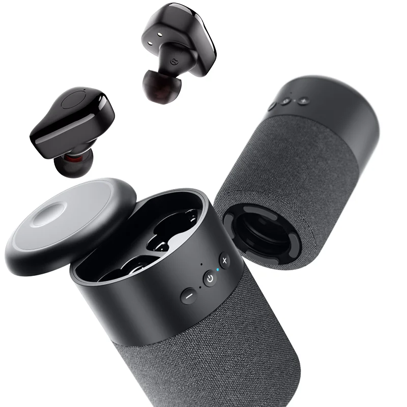 B20 9d Bass Sound BT 5.1 2 In 1 Tws Earbuds  Wireless Speaker With Earbuds Mini Speaker Headsets Headphones