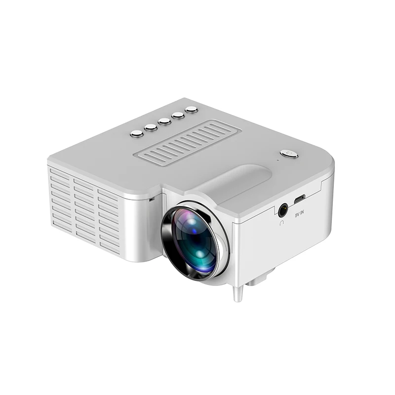 
2021 multi-color unic cheapest home mini cinema projector 1080p support mirroring mobile phone led lcd portable projector UC28C 