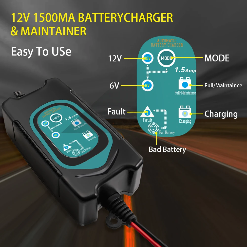 Factory price battery charger quality high efficiency motorcycle battery charger OVP OCP Short circuit protection