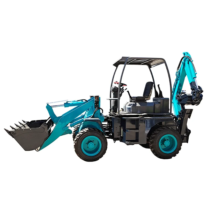 New design loader backhoe 4x4 mini backhoe loader excavator