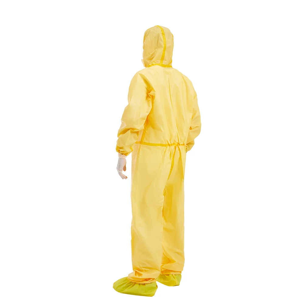 Chemical Hazmat coverall medical suppliers pp disposable chemical resistance safety work coverall suit hazmat Medical clothes