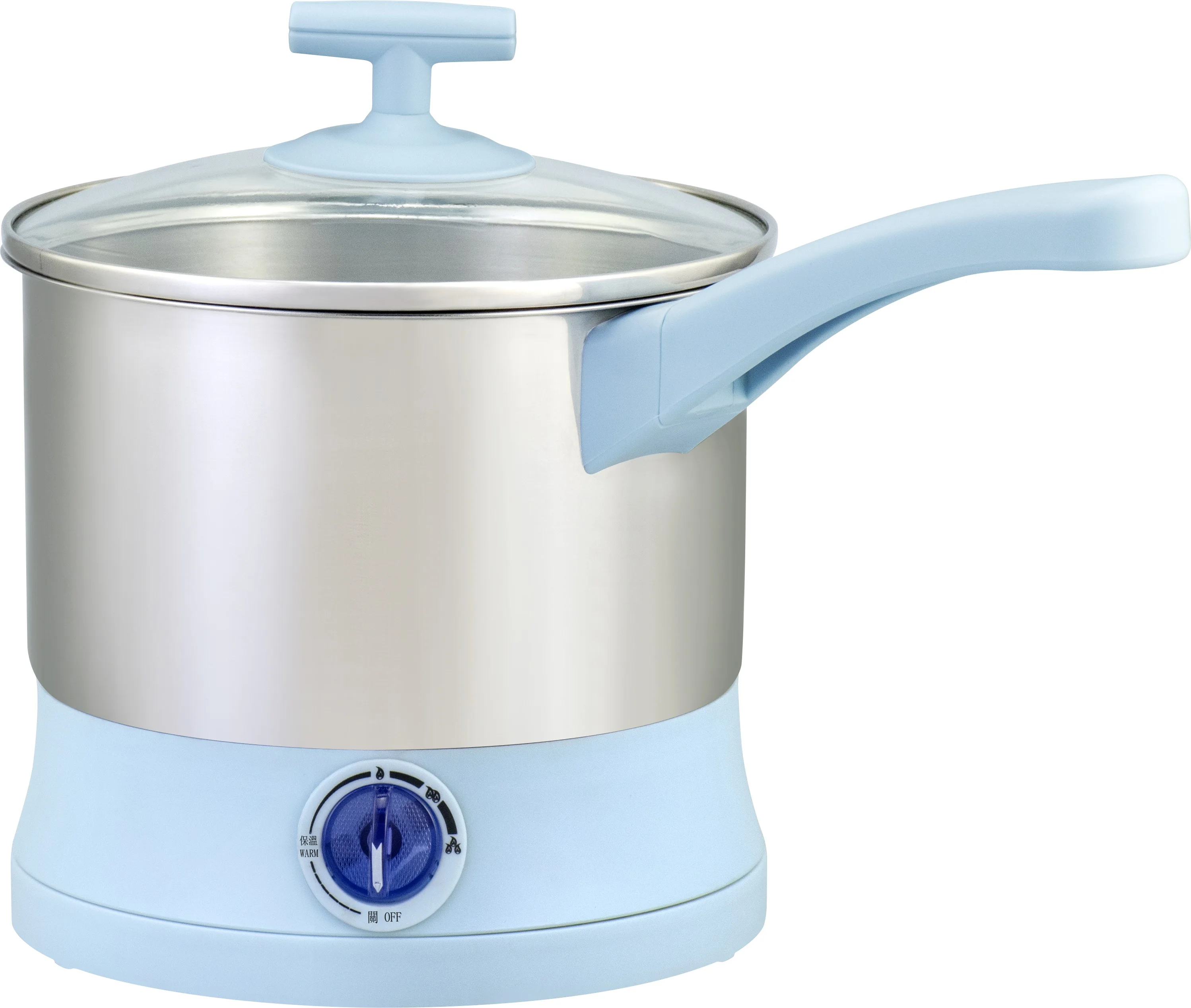 Small electric cooker household appliances PP+GF/ stainless steel  transparent glass quantity, easy to view