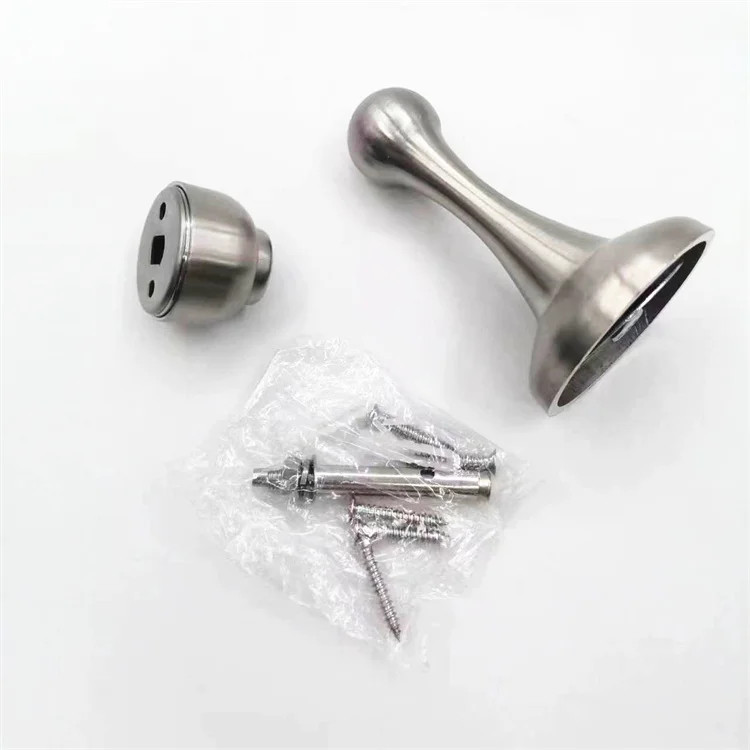 Heavy Duty Strong magnetic Force Hidden Satin Stainless Steel Door Stoppers Door Stop For Kitchen Home Office