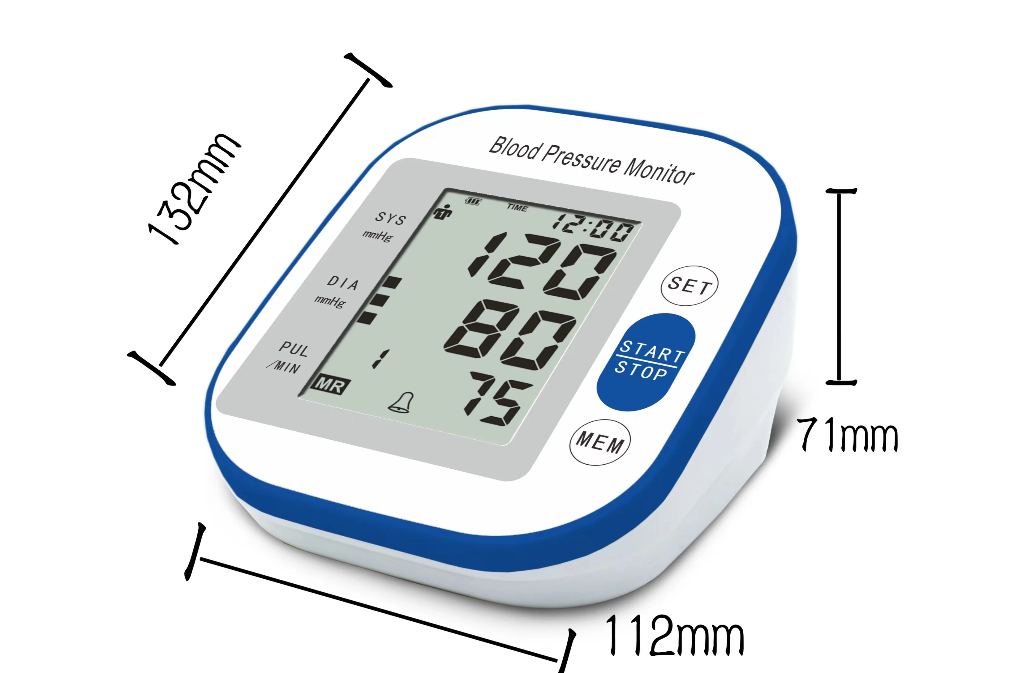 BSX manufacturer hot sales low price Digital Blood Pressure Monitor Unit Manual Arm type Blood Pressure Monitor
