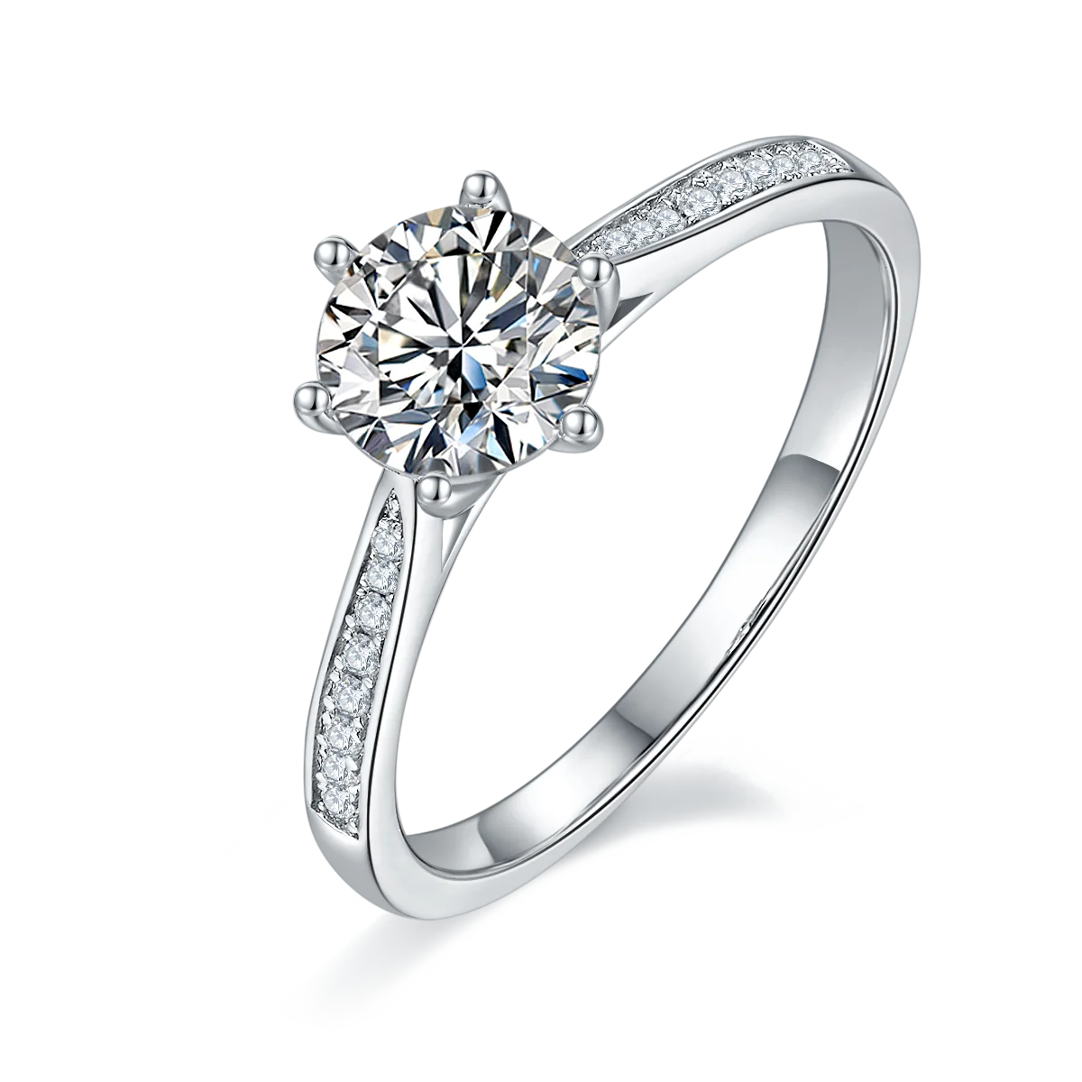 Low price white loose synthetic moissanite price per carat