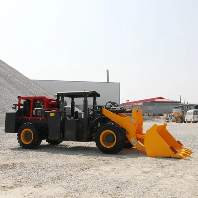 Rock Coal Underground Coal Mine Tunnel Mining Wheel Loader