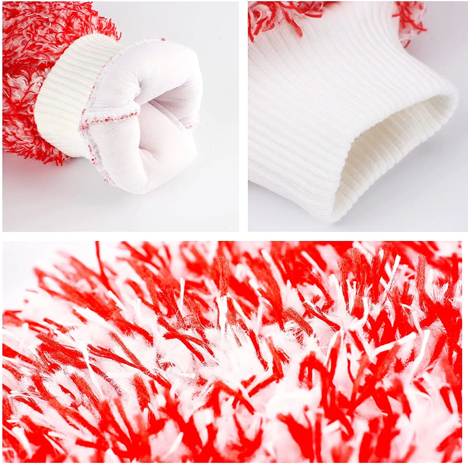 China Wholesale Cleaning Glove Mixed Color Premium Black Red Green Blue Microfiber Wash Mitt for Car Auto Detailing Buffing