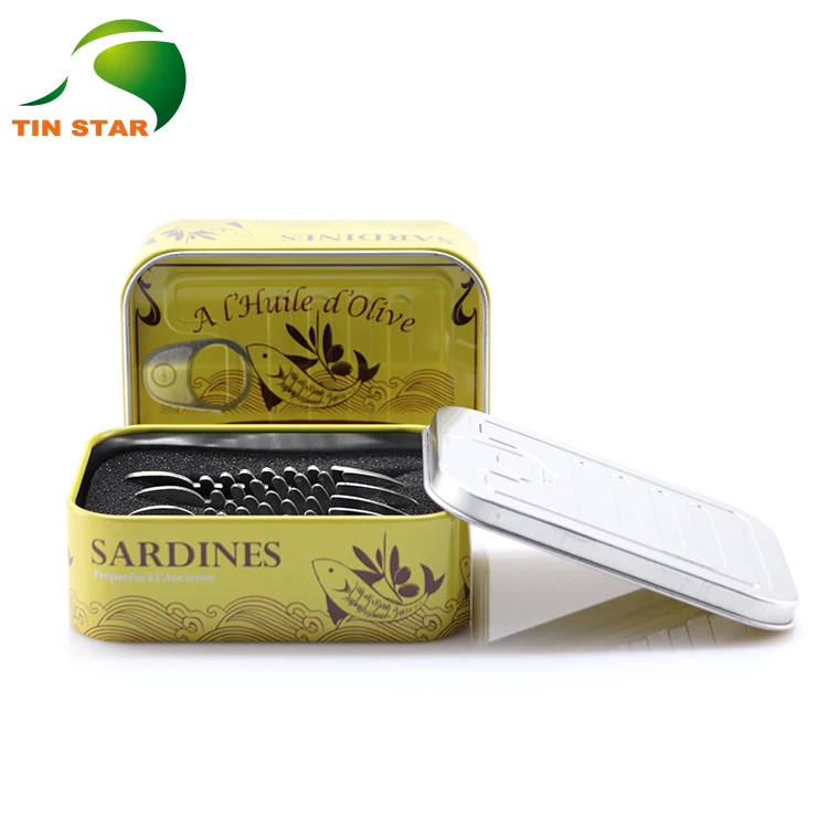 China quality manufacturer custom food grade tin box for fish and sardine packing
