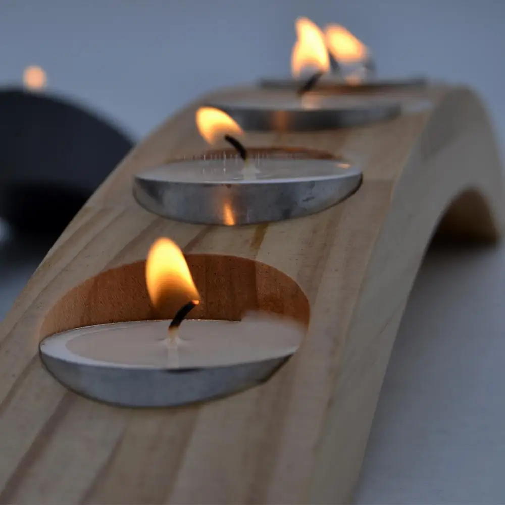 7 holes candelabra tealight candle holders