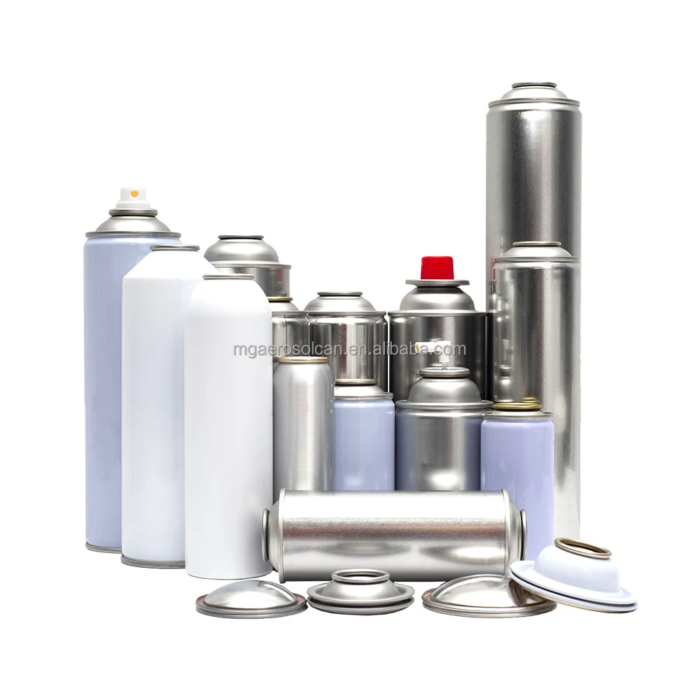 Free Sample Aerosol Tin Can Spray Valve Complete Set Aerosol Packaging