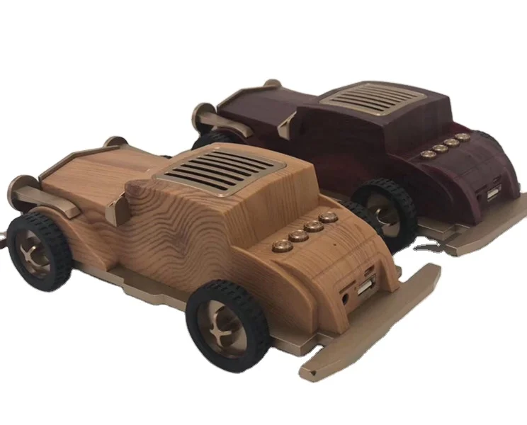 portable Christmas Gift speaker classic vintage car small battery powered speakers