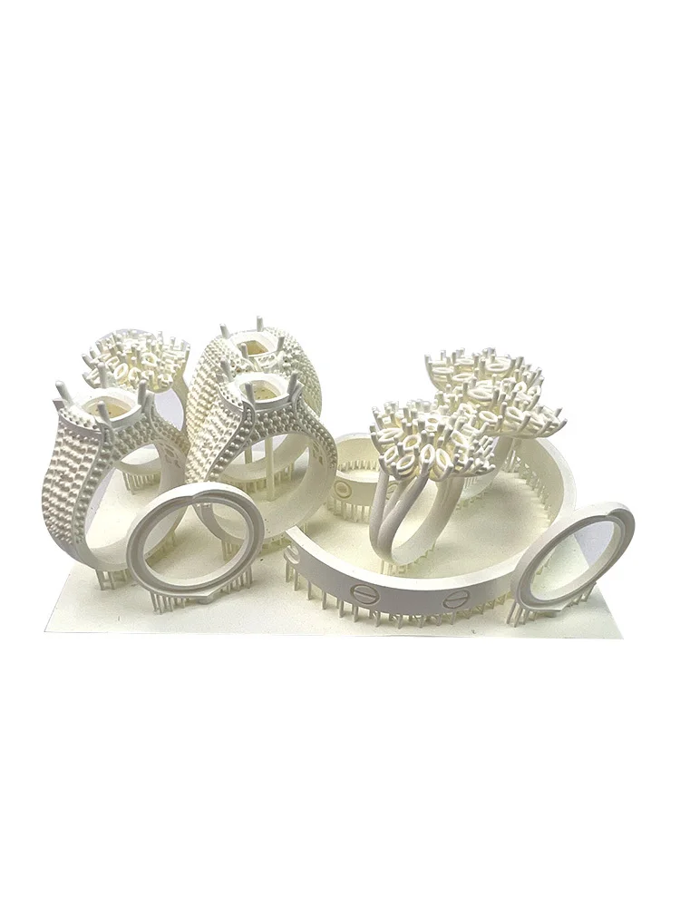 Best WAX 3d Printing Resin for Jewelry 100% Casting Wax Resin Ashless DLP 3D WAX Printer Factory Outlet UV 405nm