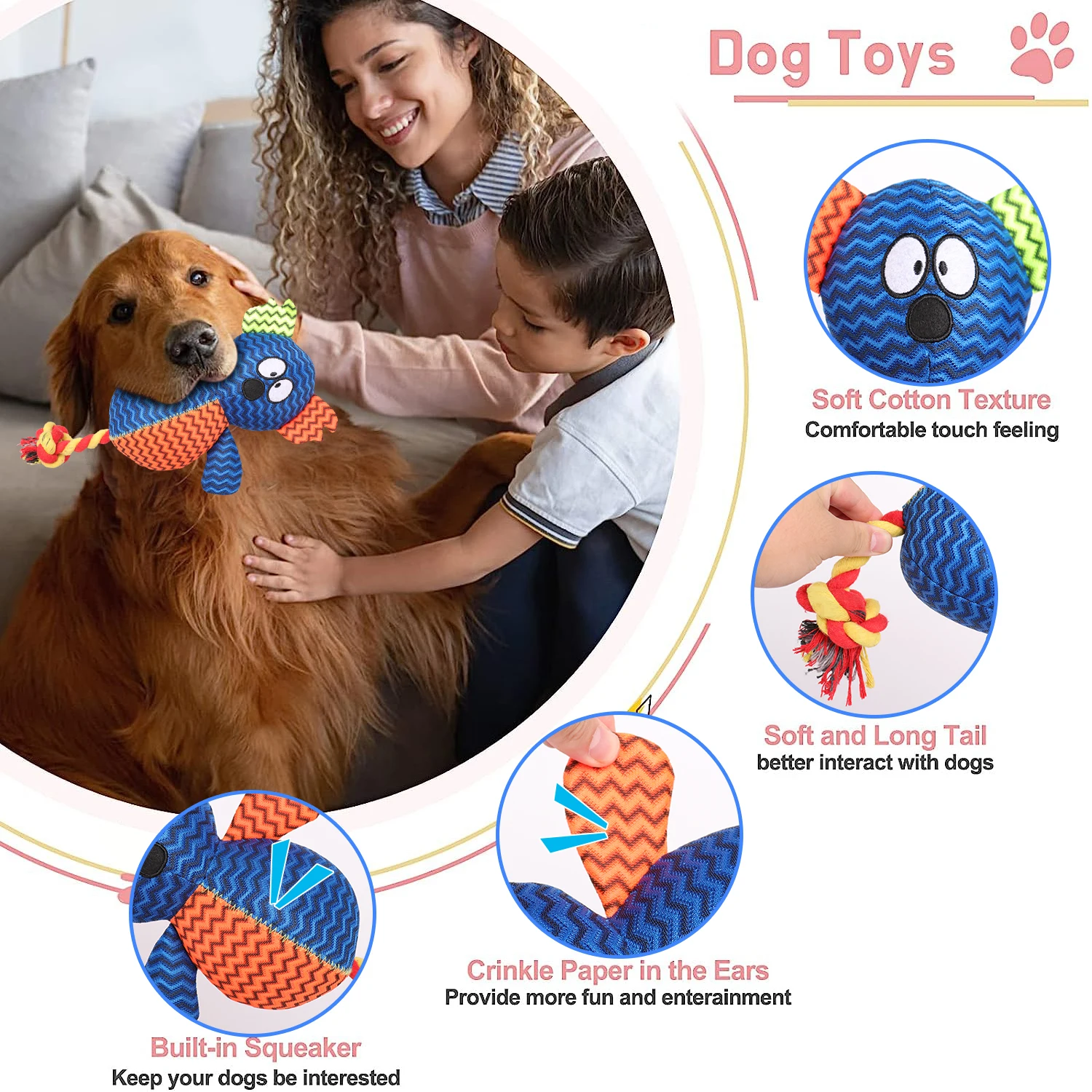 Wholesale Manufacturer Durable Dog Toys Chew Set Pet Dog Interactive Toys Indestructible Dog Toy
