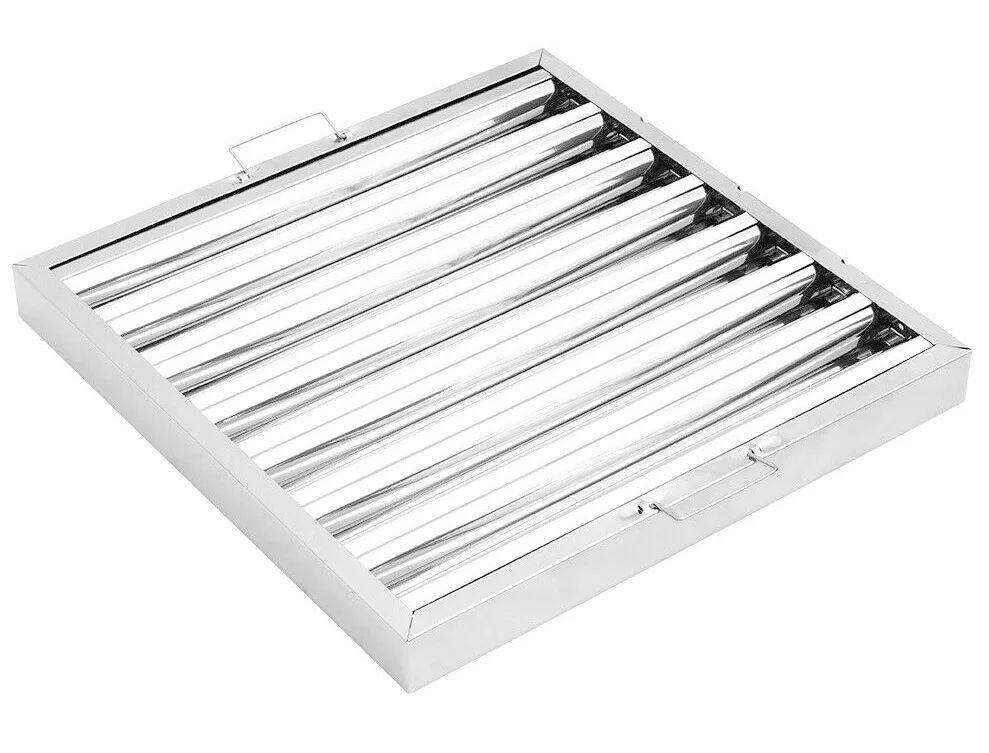 High Quality stainless steel restaurant Grease Baffle Filter for commercial/catering grease filter kitchen hood Huge Discount