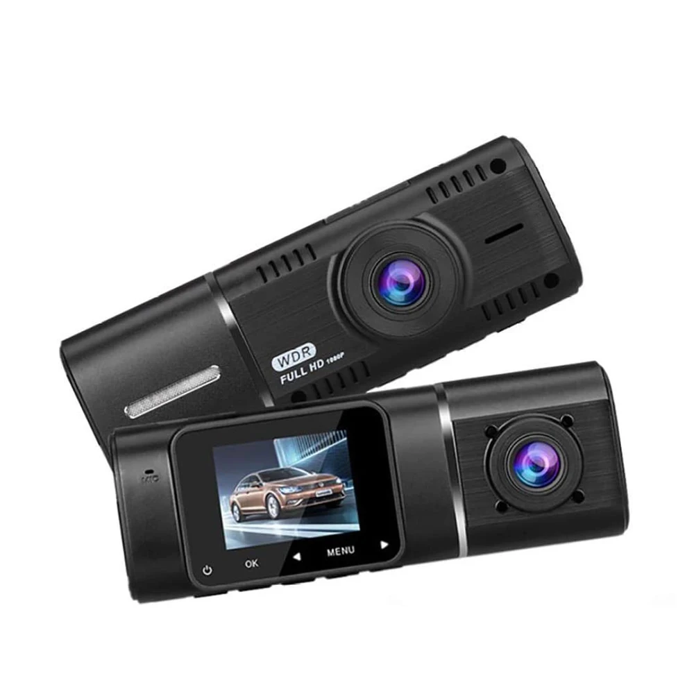  FHD 1080P Автомобильный видеорегистратор с двумя объективами 1 5 дюйма 140 градусов ночное