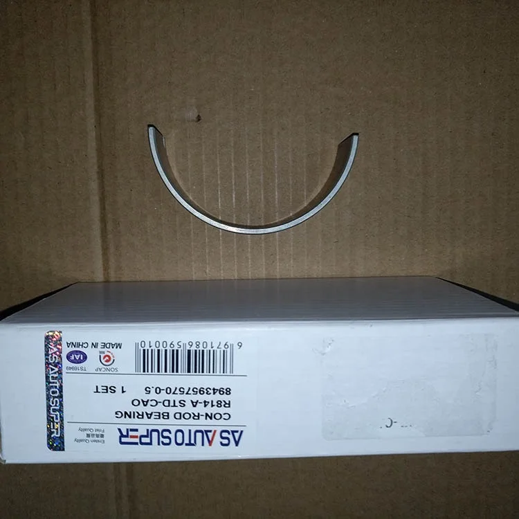 Truck Engine Parts Con-Rod Bearing 8943957570-0.5 R814-A STD Connecting Rod Bearing Engine Bearing For NPR ELF