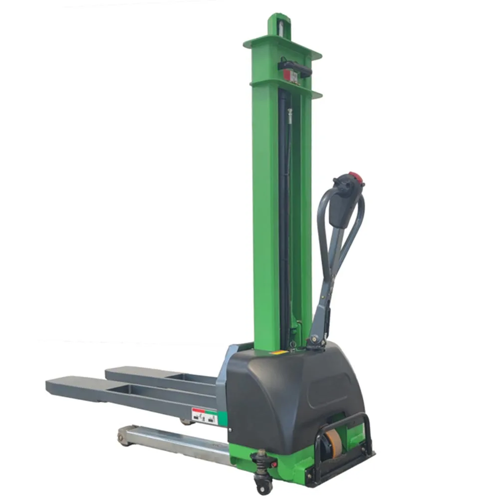700kg 1 Tons 3.5m Semi Electric Automatic Stacker Forklift Manual Hand Stacker