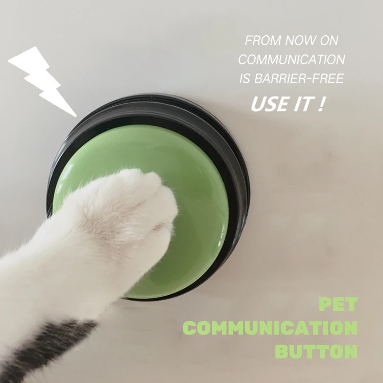 New Arrival Hot-selling Recordable Message Button for Dog Training Toys