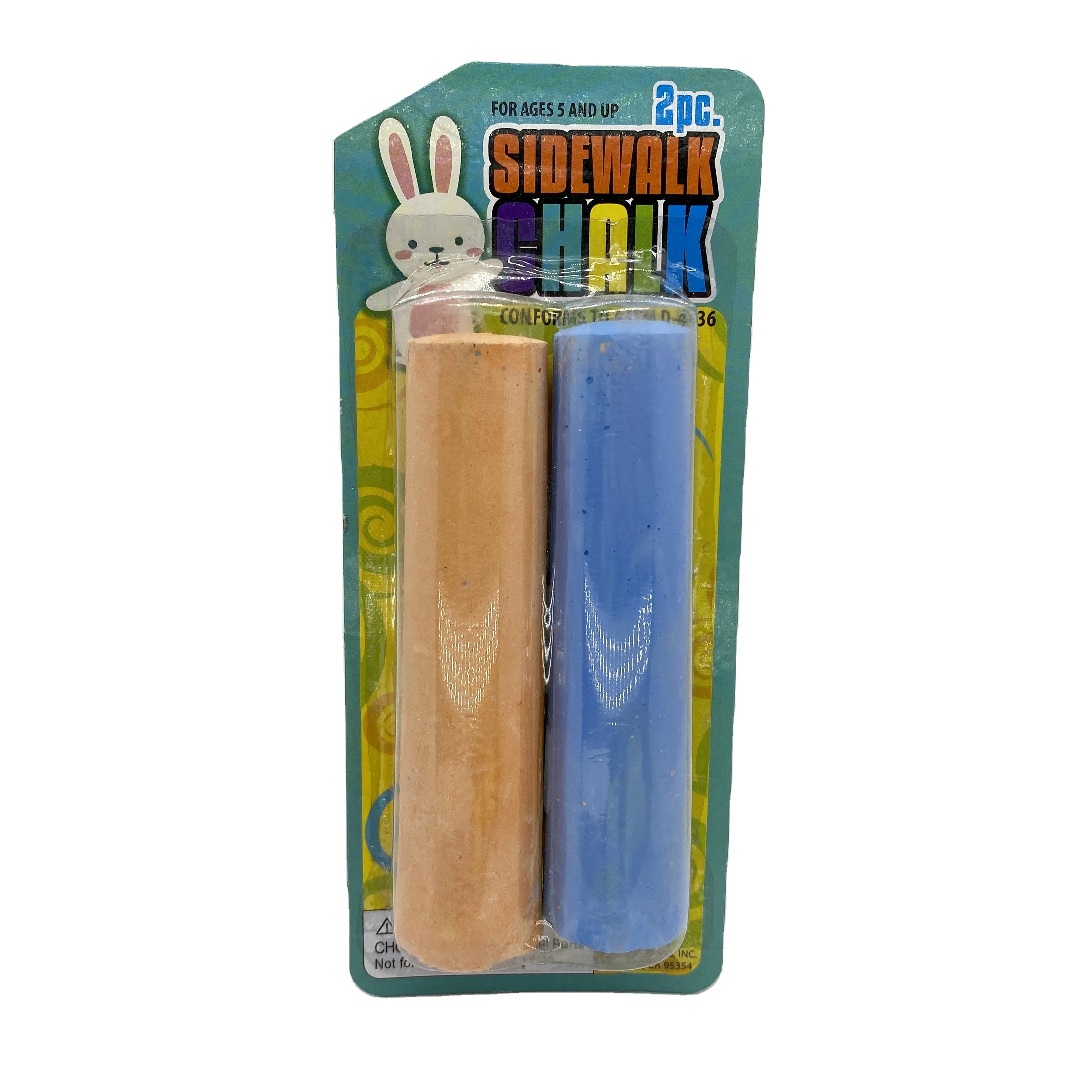 Sidewalk chalkNontoxic Washable Color Drawing Two Pieces 4-inch Chalk Creative Chalk Set for Children