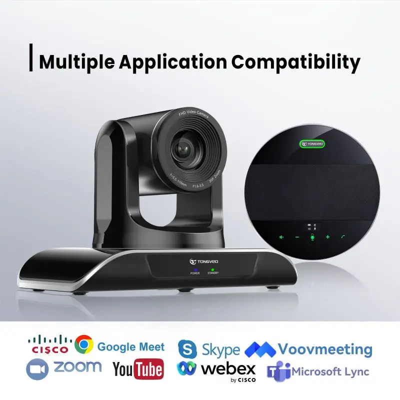 Tenveo 20-кратная камера для конференц-связи ptz NDI live streaming camera