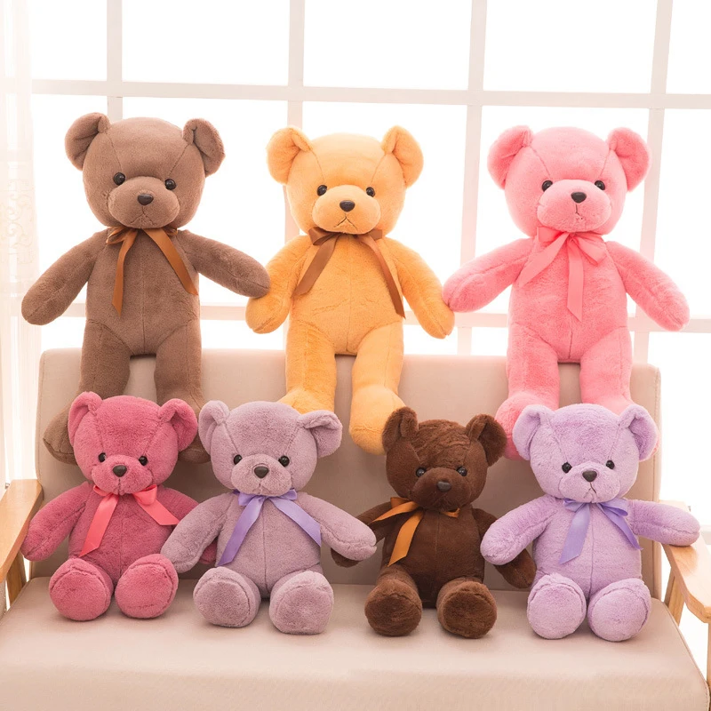 Wholesale 10cm mini t-shirt keychain bear plush toys teddy bear