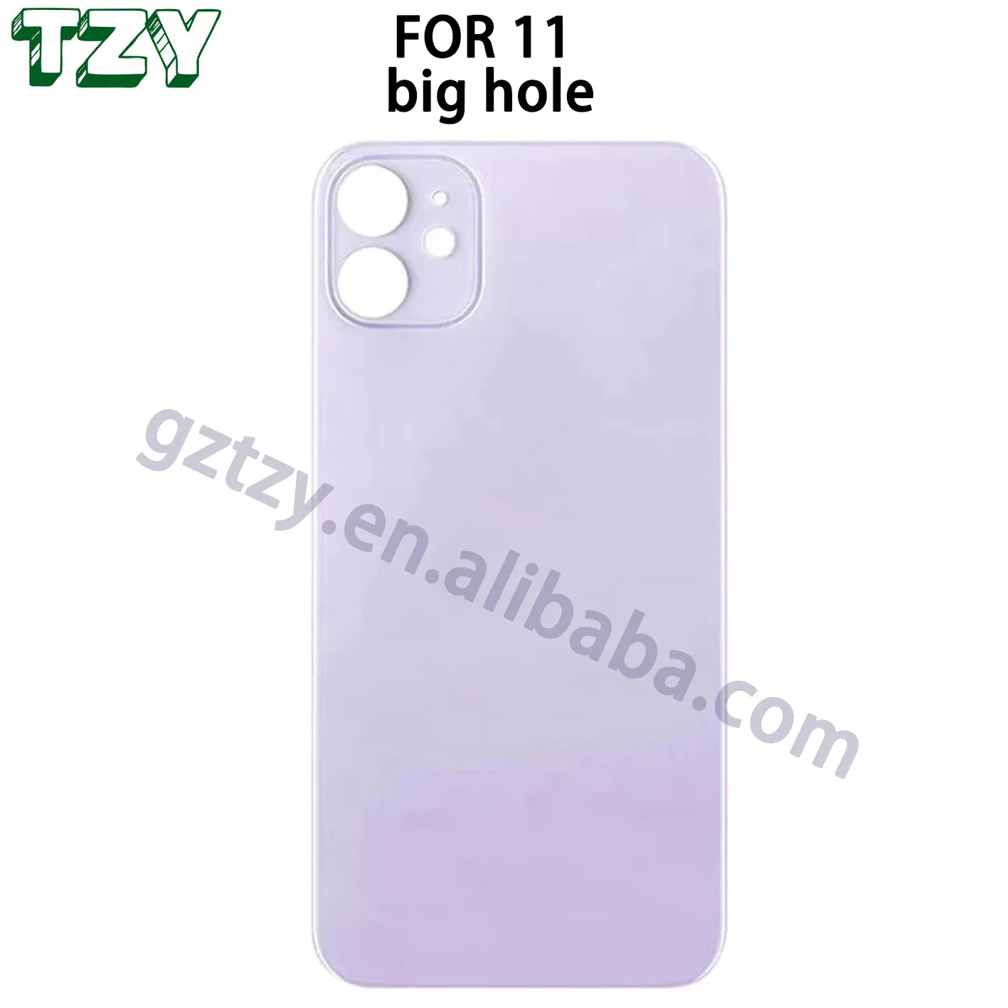 High Quality Wholesale Black White Red Replacement Glass Door Empty Housing Battery Back Glass Cover For Iphone 11