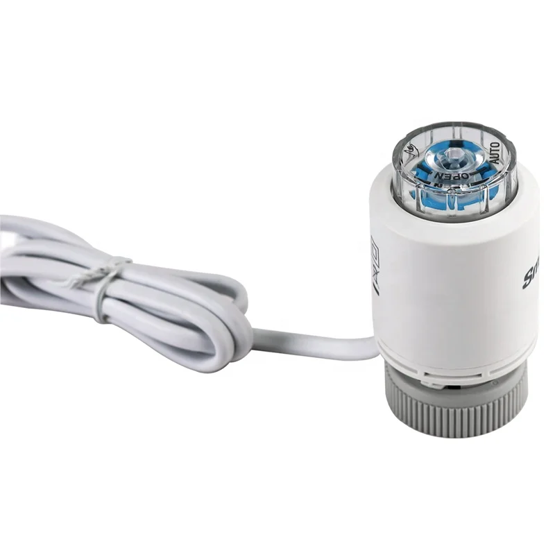 Under floor heating 24V electric thermal actuator nc