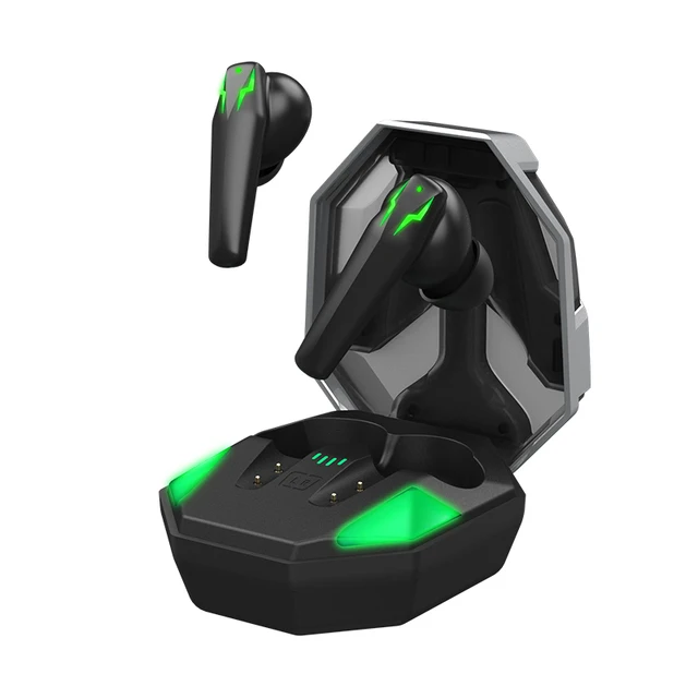 GM1 Wireless Headphones BT Earphones Double Mode Gaming Headsets With Microphone HD Noise Reduction Earbuds Cool Light Design