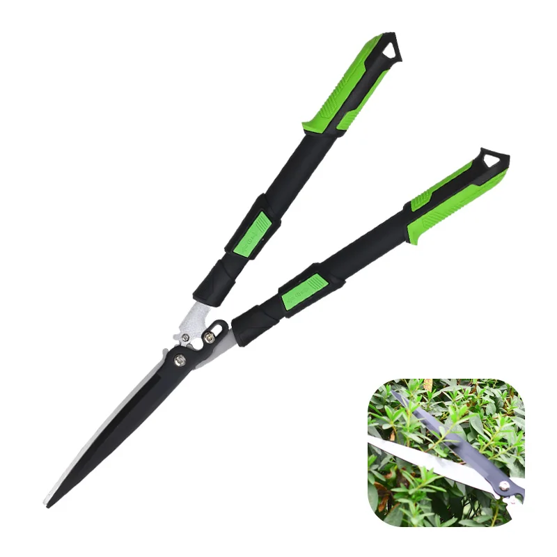 Five Segment Adjustable Switch Hedge Shear Extendable Handle Shear Gear Mechanism Hedge Scissors